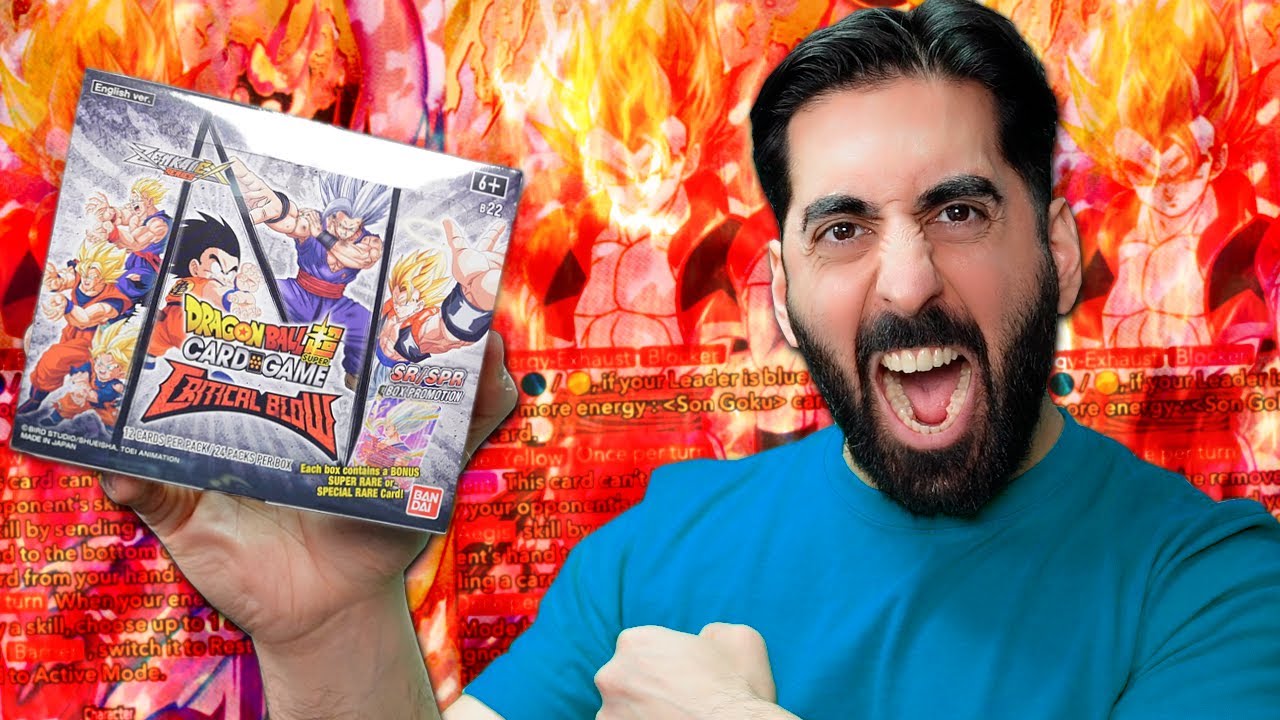 Wir öffnen ein DBS Card Game Display für God Rare Gogeta! Critical Blow Box Opening