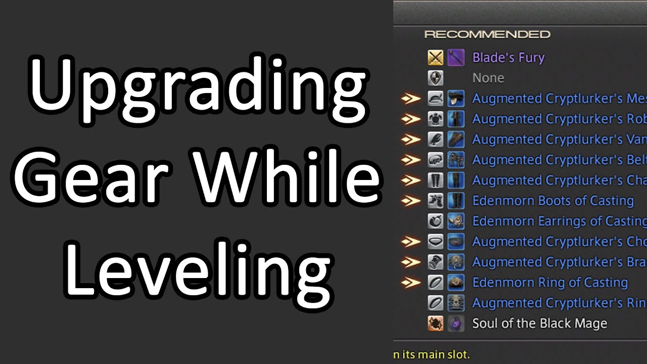 Где улучшить снаряжение во время прокачки &mdash; FFXIV