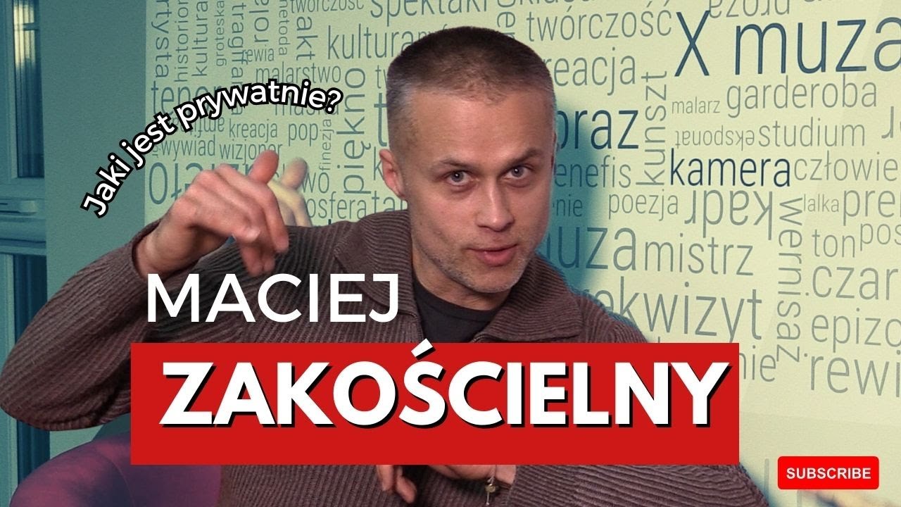 Maciej Zakościelny prywatnie.