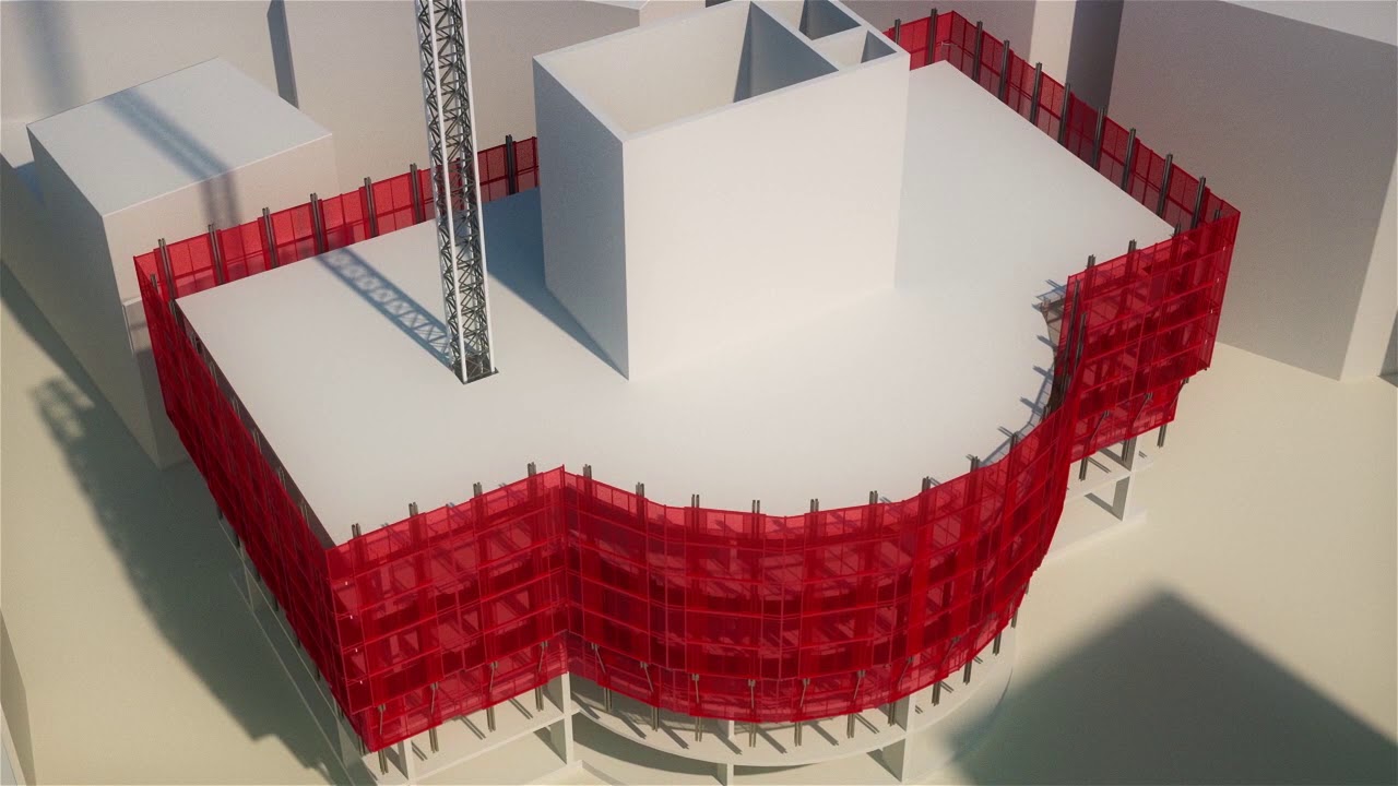 Hünnebeck SAFESCREEN – perimeter climbing system