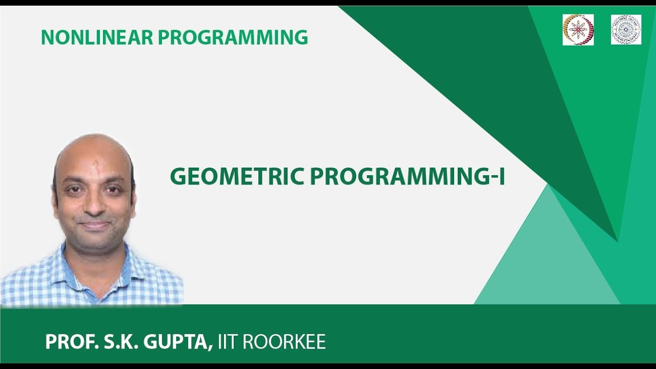 Geometric Programming-I