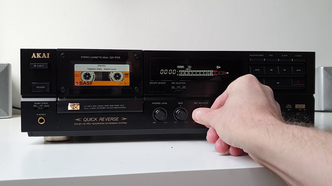 AKAI GX-R35 converted into MP3/FLAC player - Tapeless Deck Project