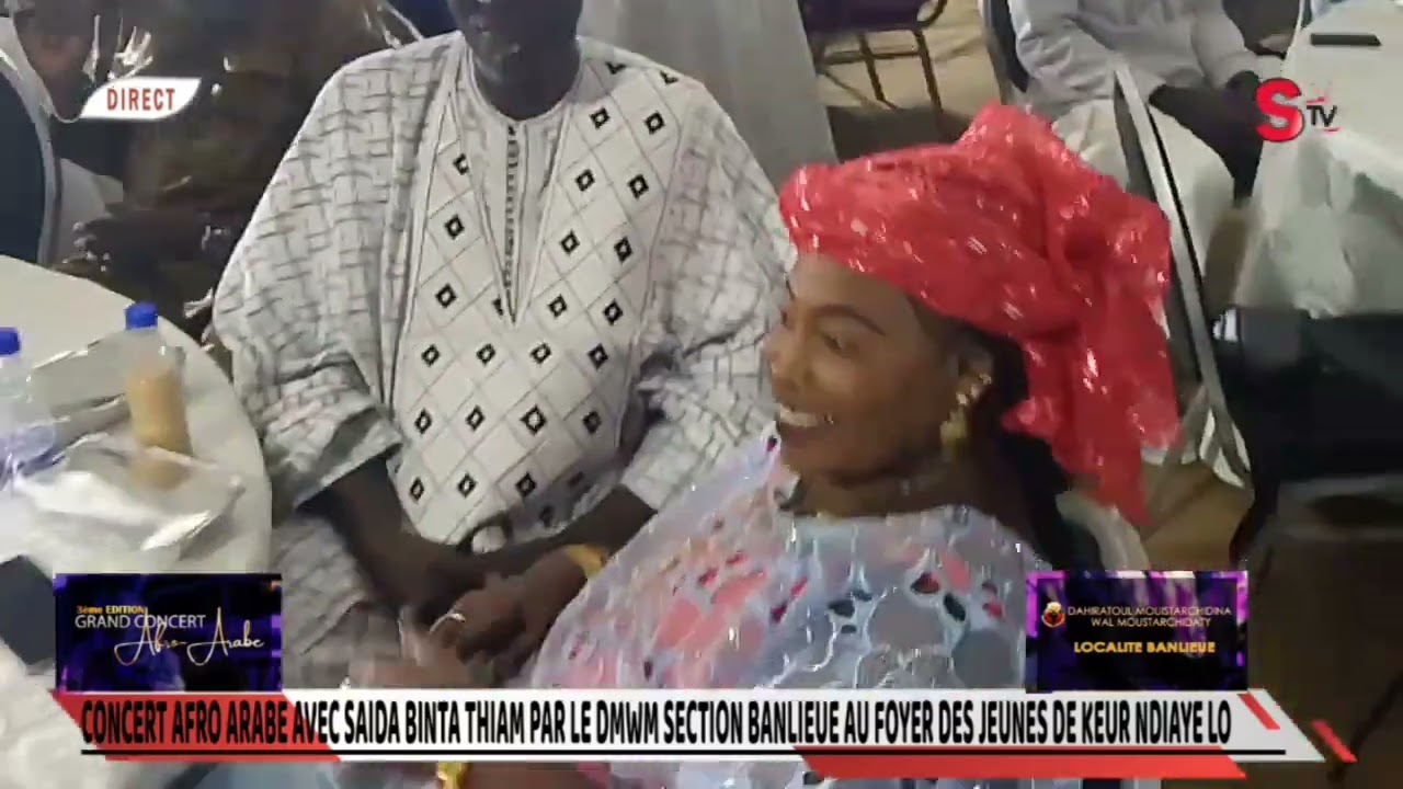 CONCERT AFRO ARABE DMWM SECTION BANLIEUE AU FOYER DES JEUNES DE KEUR NDIAYE LO