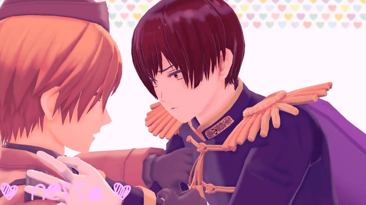 【MMD APH】Notice Me, Luciano-Senpai!! ❤❤❤