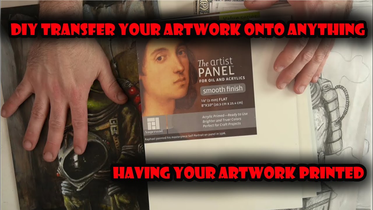 Transfer Your Artwork To Any Surface DIY | How To Design & Print Your Artwork