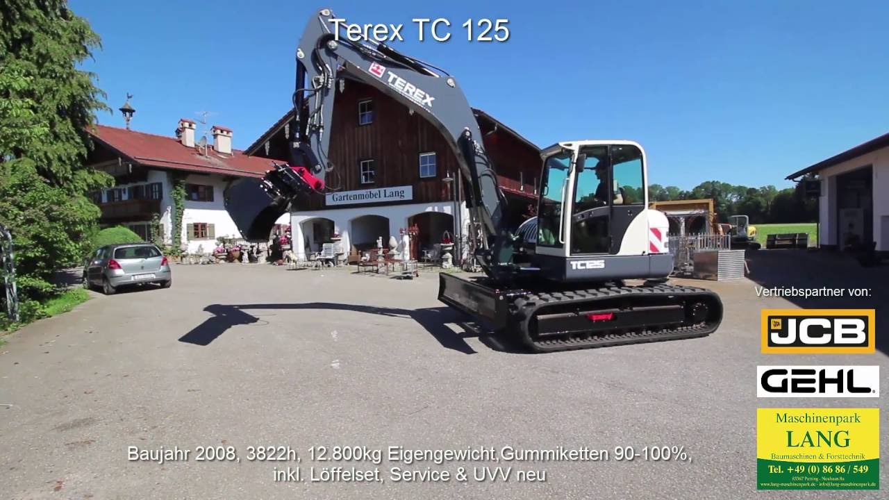 Terex TC 125 Kettenbagger DEMO @ Lang Machinery