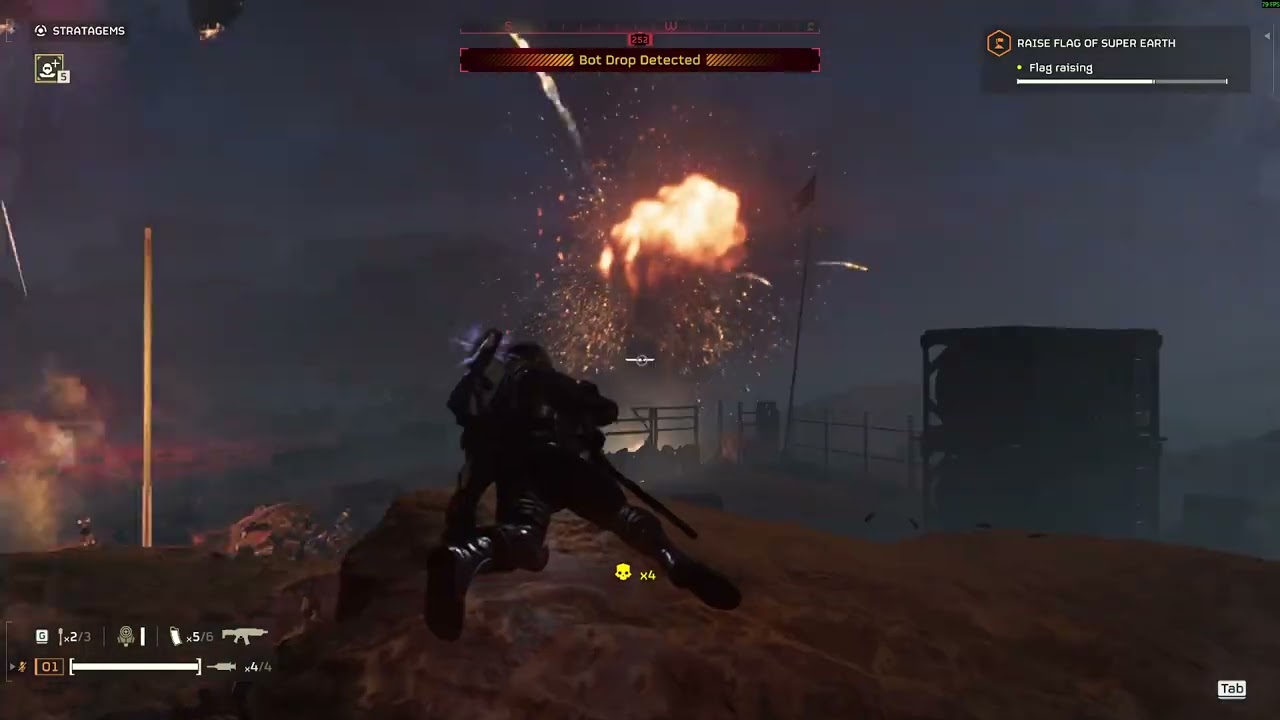 helldivers 2 mod - MGS alert flag raise