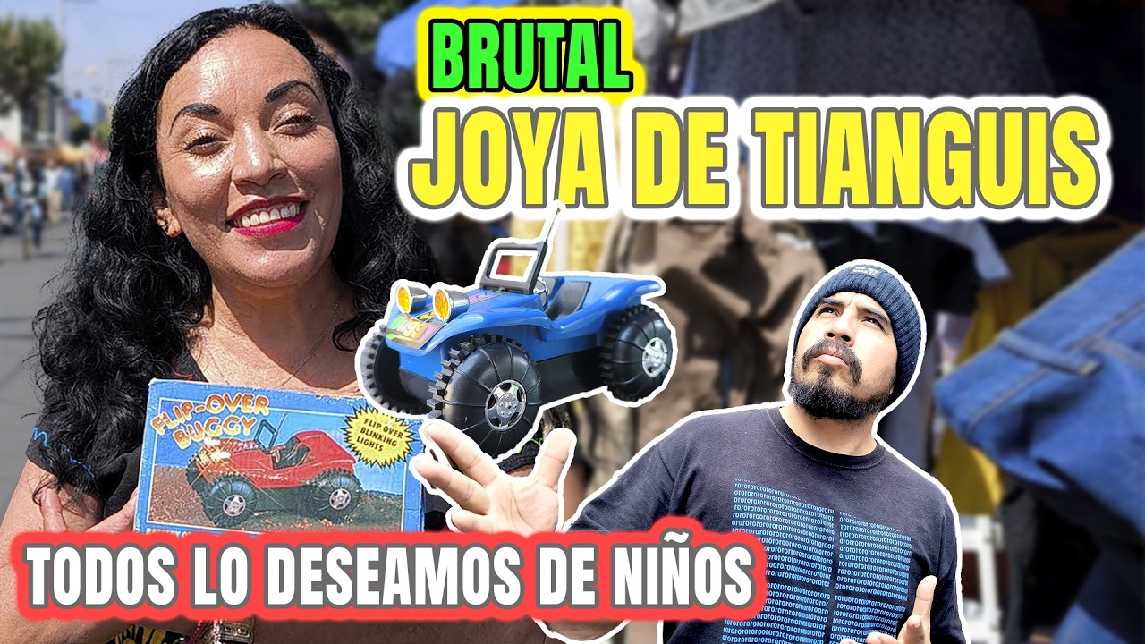 &iexcl;No pod&iacute;a creerlo! 😱 Encontramos una RELIQUIA de los 80 en el Tianguis de Neza