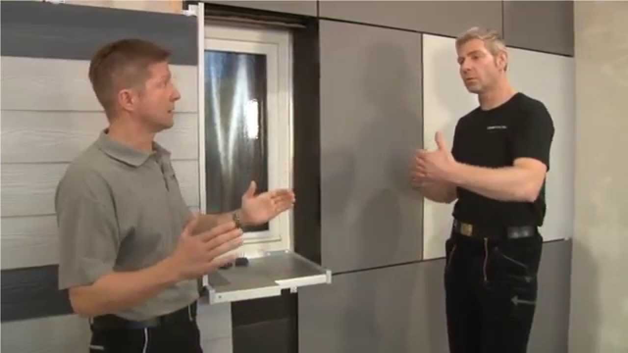 Vorgehängte hinterlüftete Fassade mit Faserzementbekleidung Teil 2 ✔ ISOVER live ★ Web TV