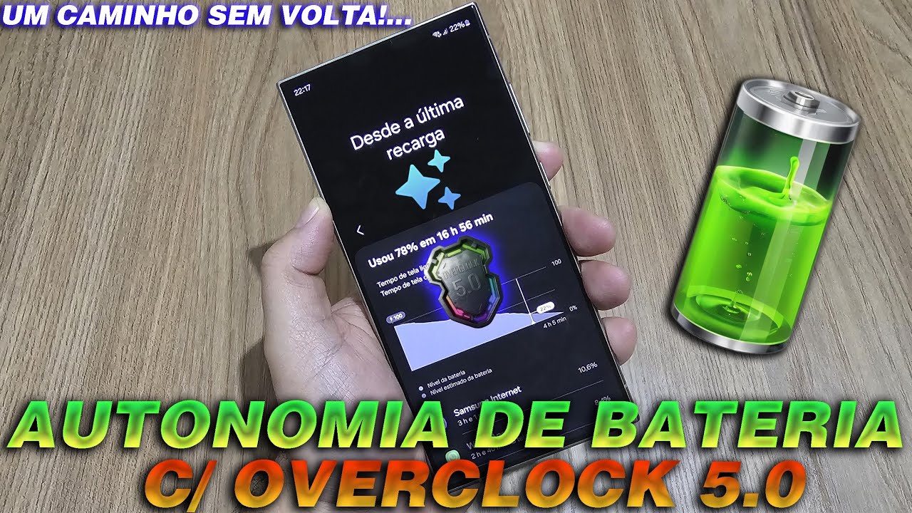 🛑🔋AUTONOMIA DE BATERIA SINISTRA DO S24 ULTRA C/ OVERCLOCK 5.0📊 Controle Inteligente de Performance✨🧬