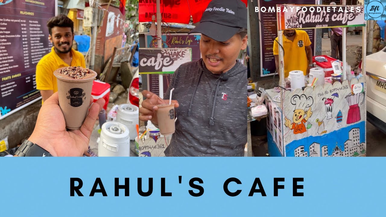 OREO MILKSHAKE • from Rahul’s Cafe | A Young Entrepreneur In Mumbai | Indian Street Food | Mumbai