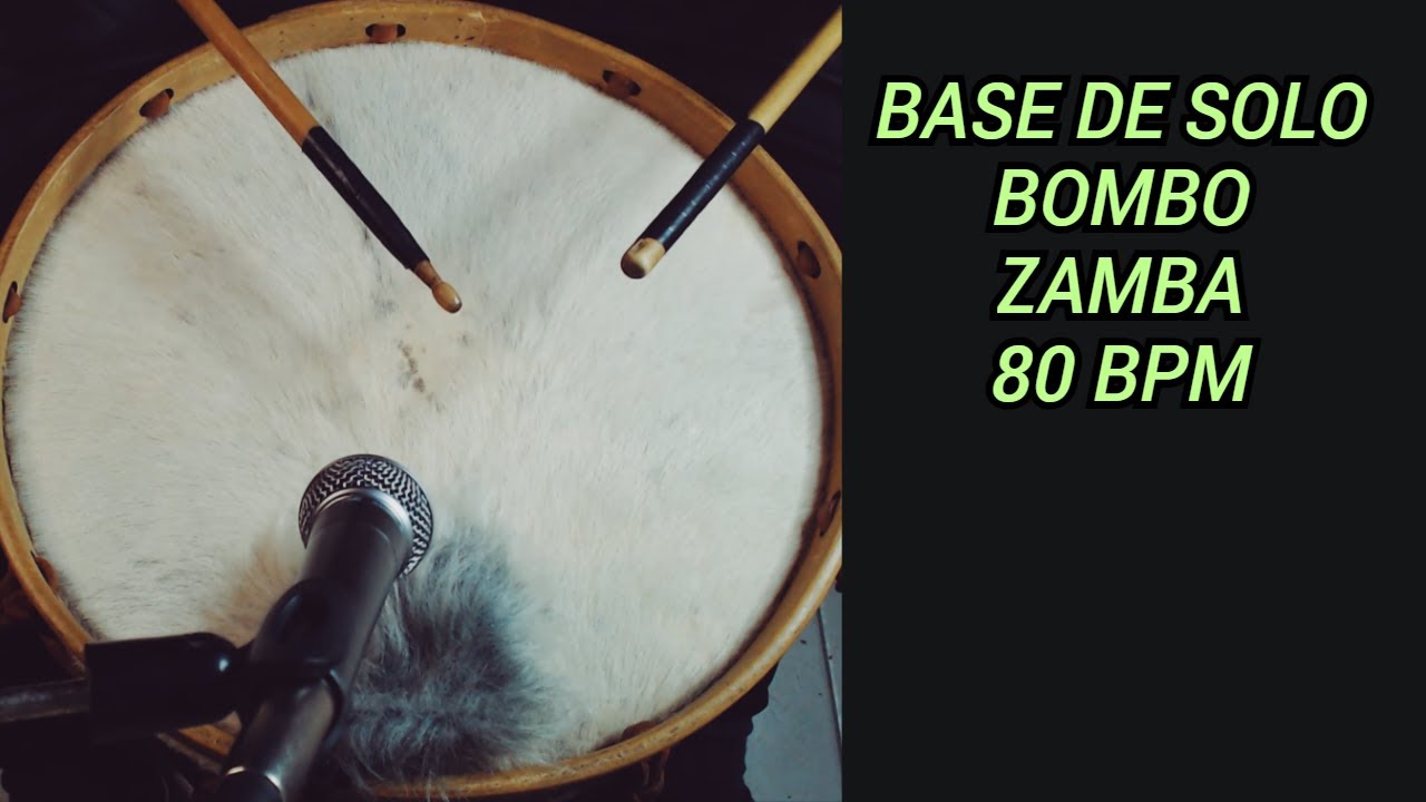 Base de solo bombo, zamba - 80 bpm - Loop