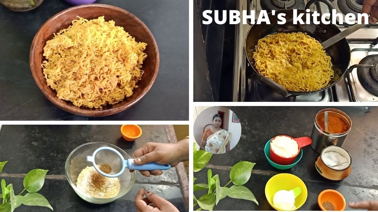 Secret of making KARA OMAPODI | கார ஓமப்பொடி| Festival recipe @ SUBHA&rsquo;s kitchen?