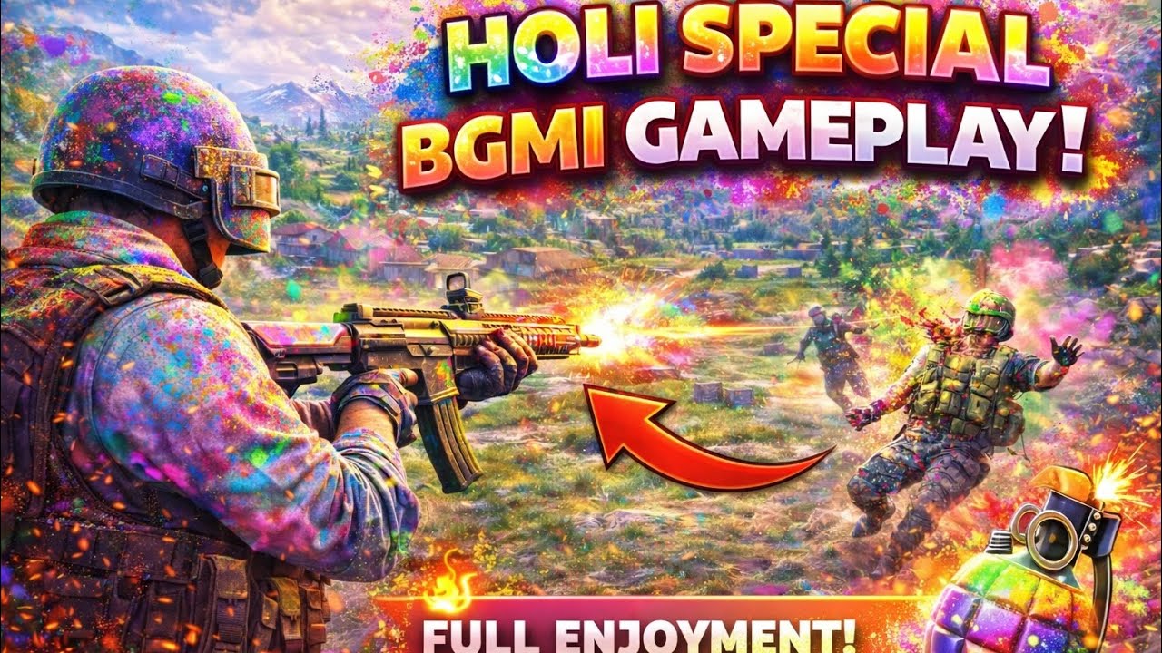 Holi Special 19 Kills 😈🌈 Livik Me Tabahi!#bgmi #gaming#gameplay #clutch #19kill 