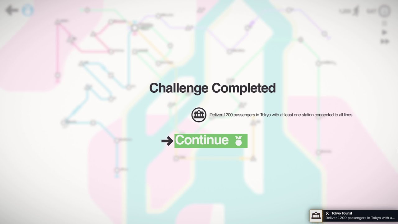 Mini Metro: Tokyo Both Achievements [No Talk]