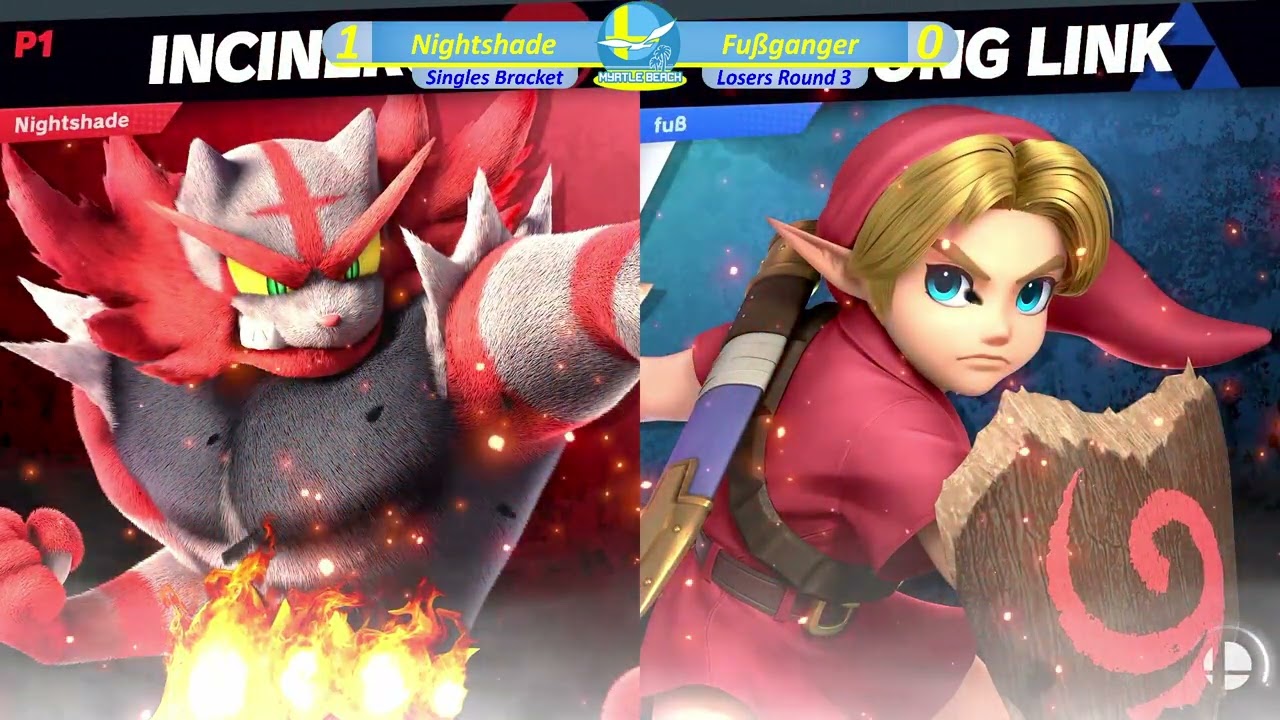 SocaSmash 170 Ultimate Singles: Nightshade (Incineroar) vs Fußganger (Young Link) Losers Round 3