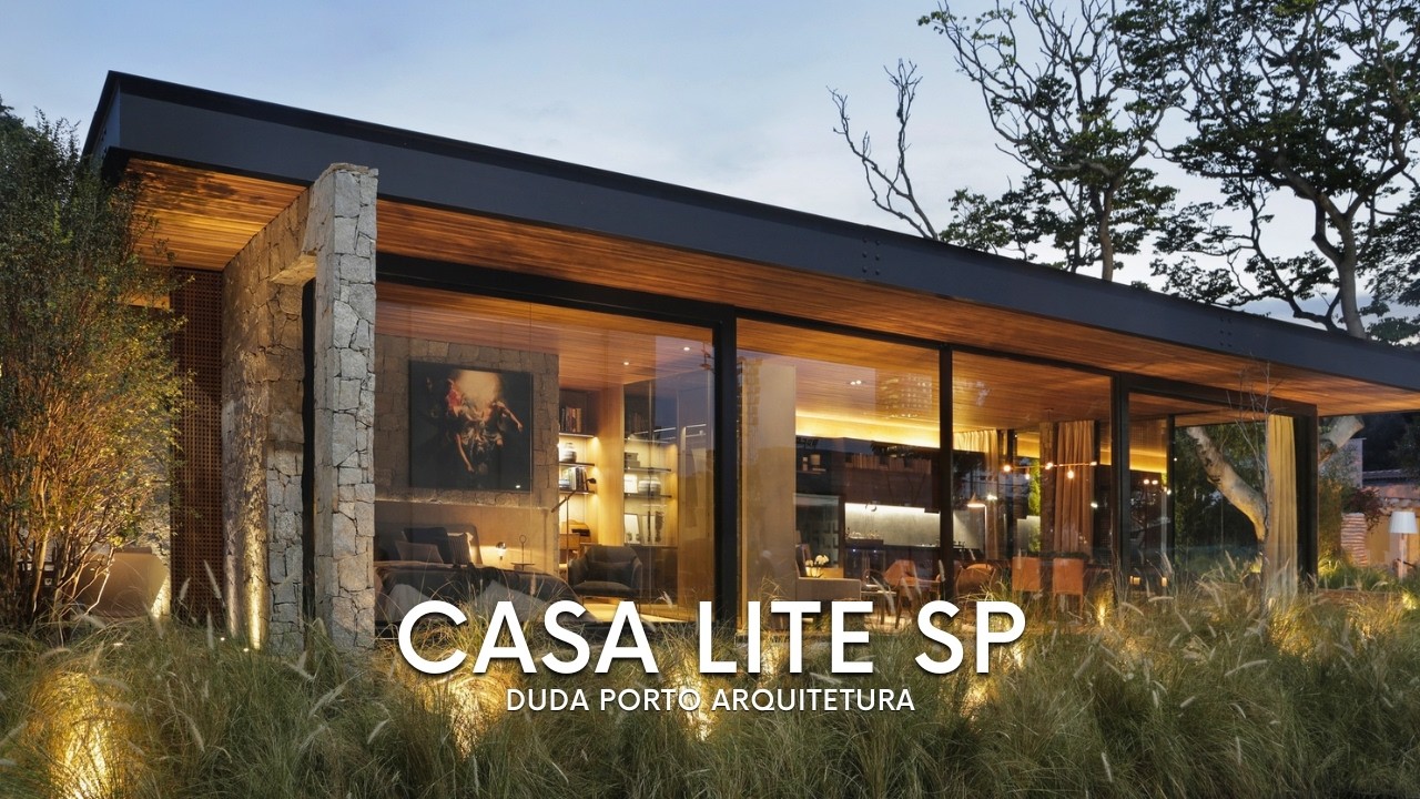 CASA LITE SP POR DUDA PORTO ARQUITETURA | CASA EM STEEL FRAME