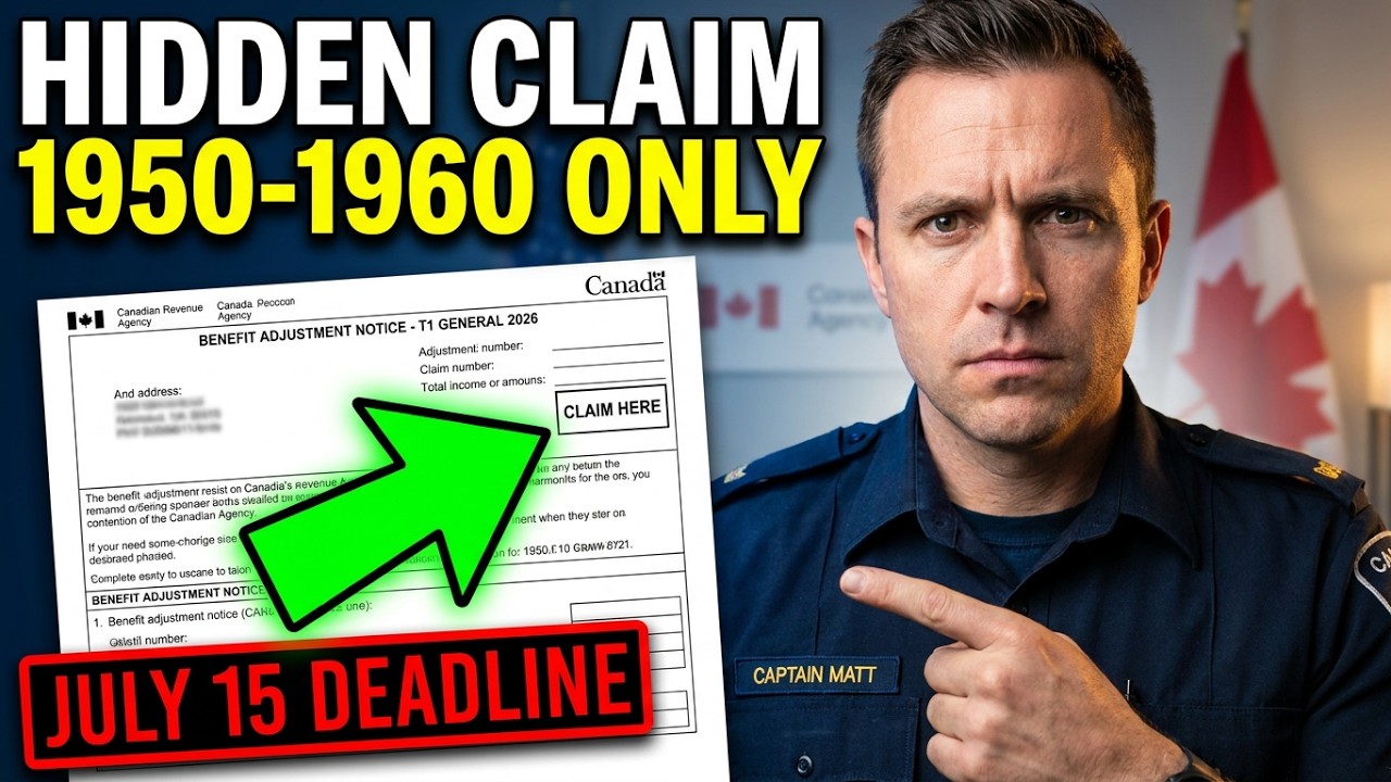 CRA's Hidden '2026 Adjustment': Seniors Born in 1950&ndash;1960 Must Claim This Before July 15