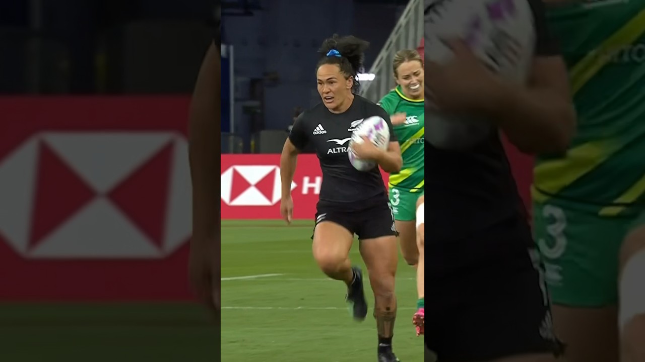 2️⃣5️⃣0️⃣ #SVNS tries for Portia Woodman-Wickliffe #Rugby #HSBCSVNS #Shorts