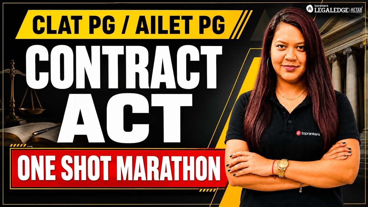 CLAT PG & AILET PG 2027 | Contract Act | One Shot Marathon