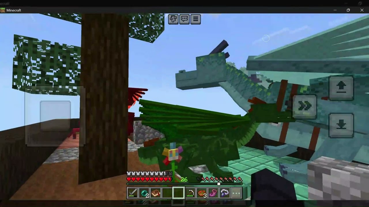 Minecraft with Mom Preparing for the End