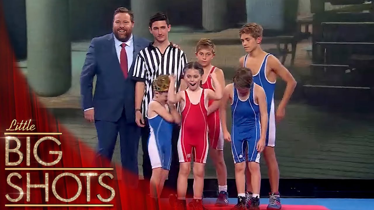 Встречайте невероятную семью борцов с 200 медалями! | Little Big Shots Australia