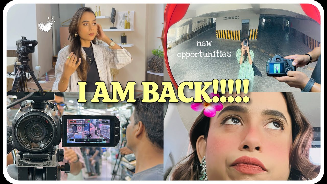 VLOGS KYUN NAHI AA RAHE THY?? 😶 HOSTING MY FIRST TV SHOW??? 👀📺