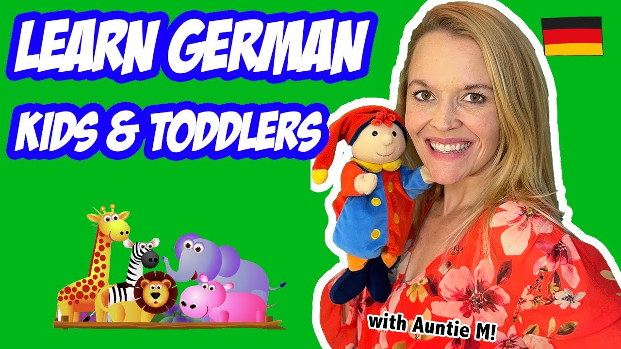 German Vocabulary for Kids learning Zoo Animals in German | Easy Learning Video