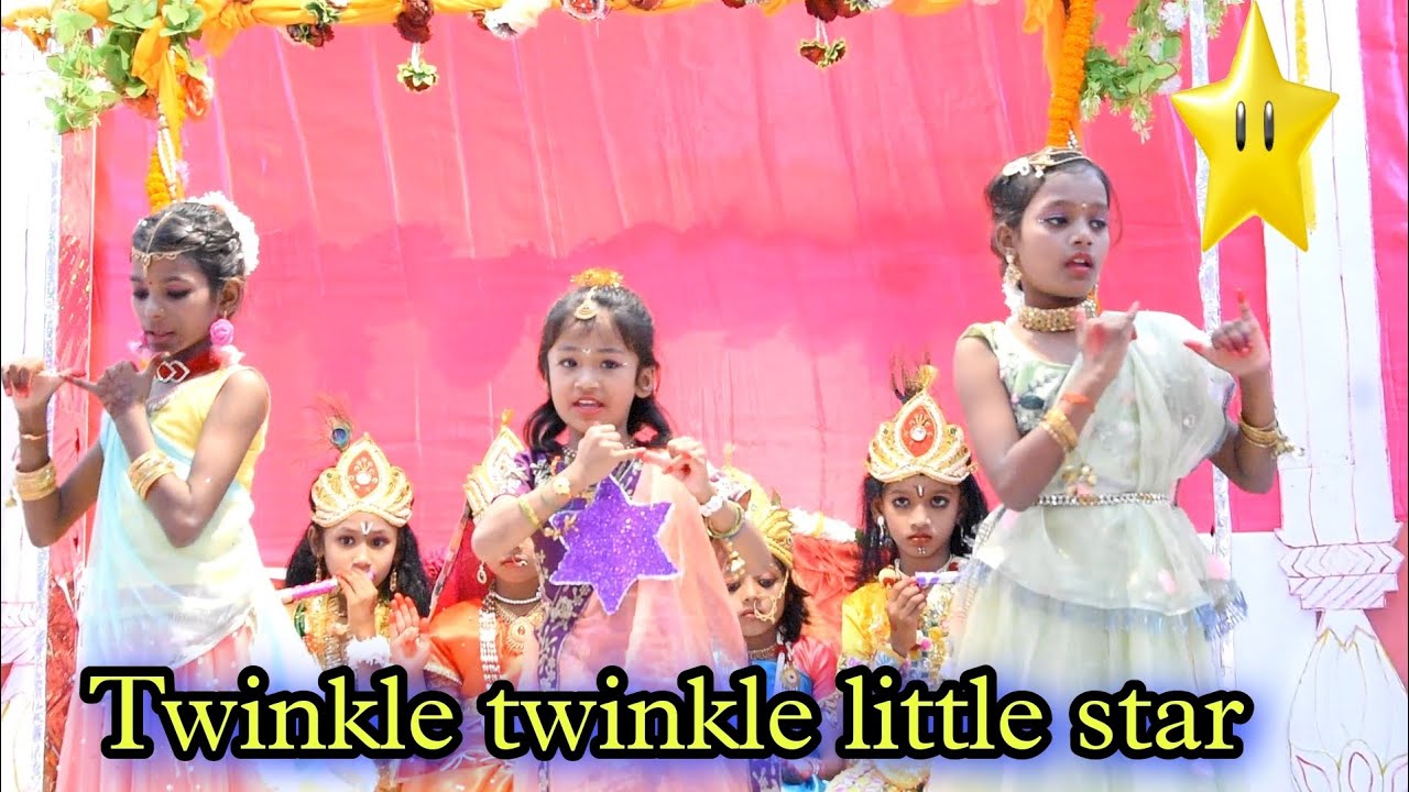 Twinkle twinkle little star 🌟 kirshna Mera super star..