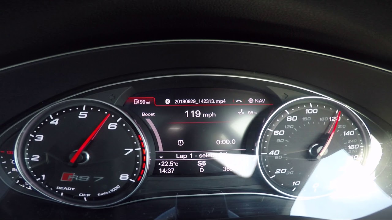 Audi RS7 BRUTAL Acceleration - Launch Control - Top Speed VMAX200 !