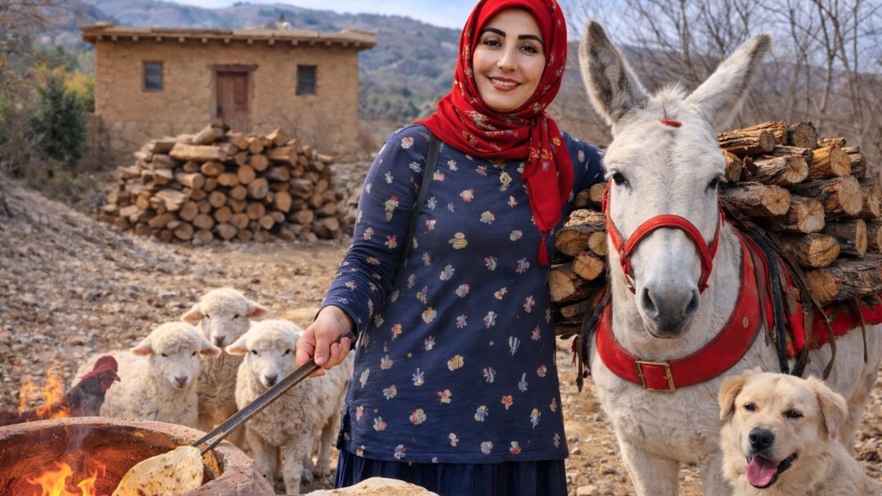 Surviving in the Freezing Remote Mountains – A Family's Real Life in Nature