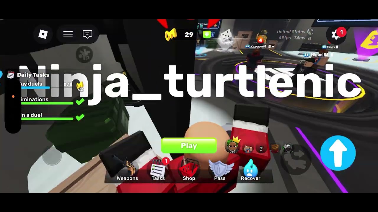 Just playing rivals with the guys 