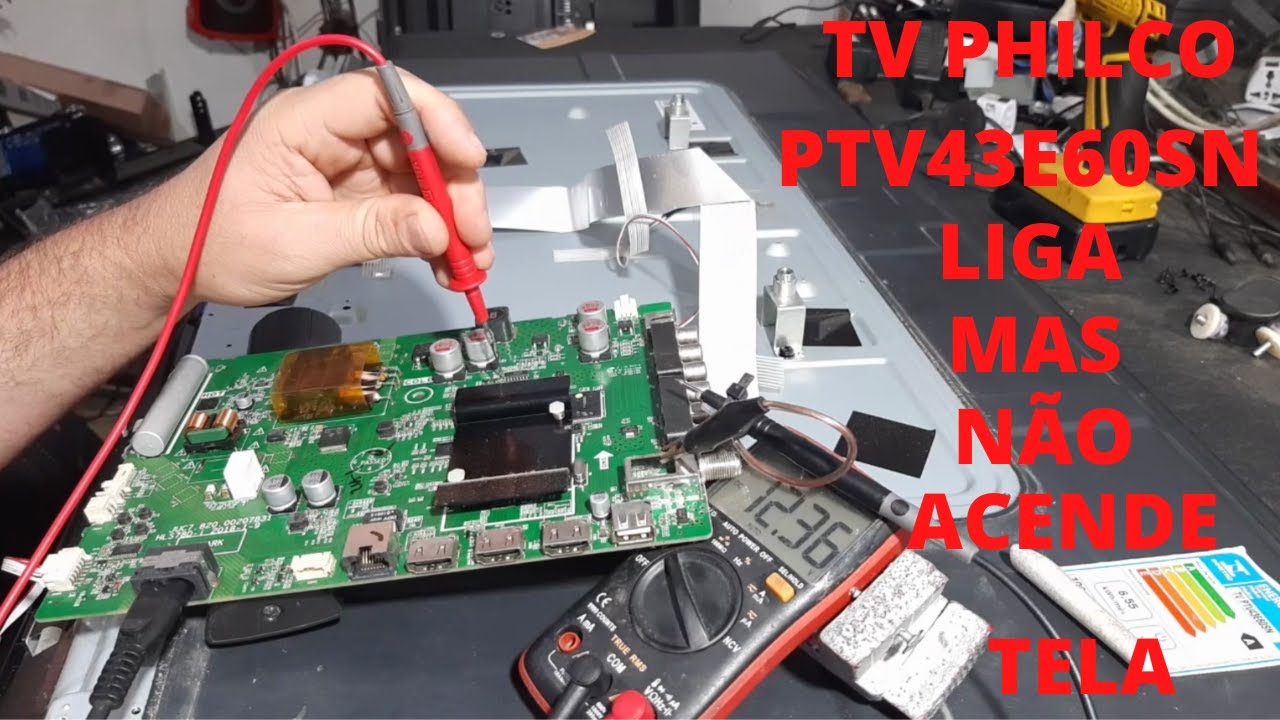 TV PHILCO PTV43E60SN LED LIGA MAS NÃO ACENDE A TELA VEJA COMO FOI RESOLVIDO