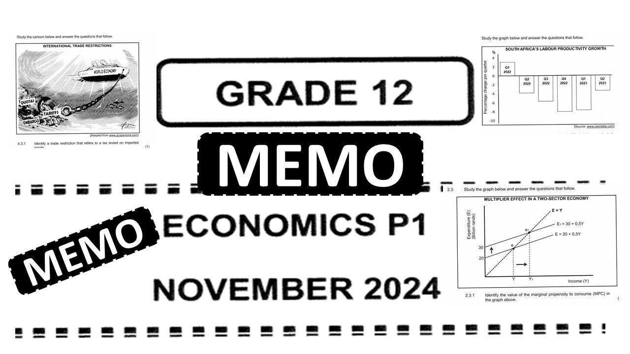 P.1 MEMO ECONOMICS  PAPER 1  GRADE 12 FINAL EXAMS NOVEMBER EXAMS 2024 ECONOMICS P.1 [THUNDEREDUC]