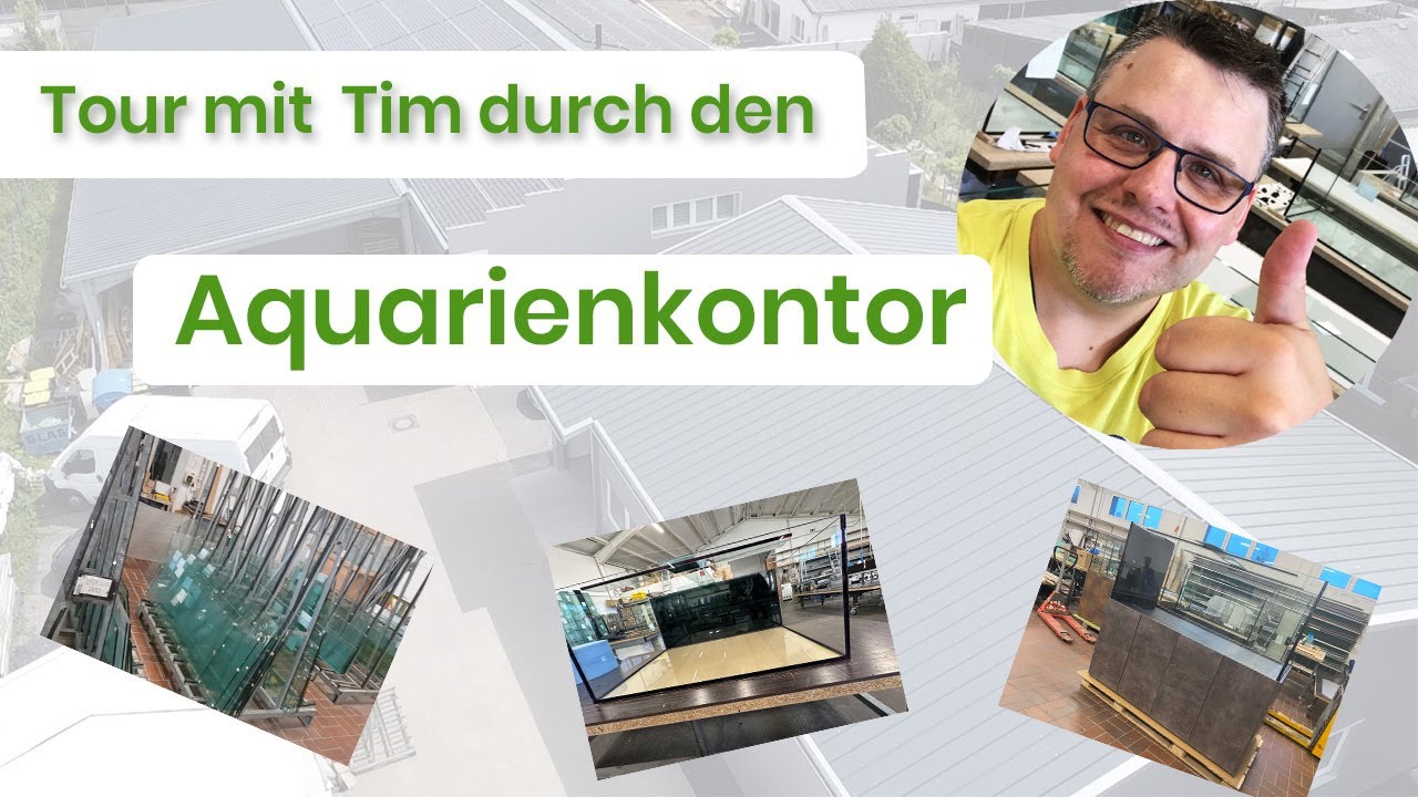 Rundgang mit Tim durch unsere Produktionshallen - Teil 1 Aquarienbau, Abdeckungsbau und Lager