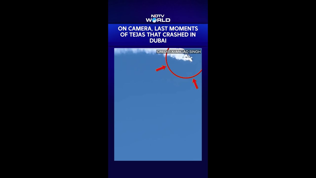 Indian Fighter Jet Tejas Crash News | Tejas Fighter Jet Crashes At Dubai Air Show