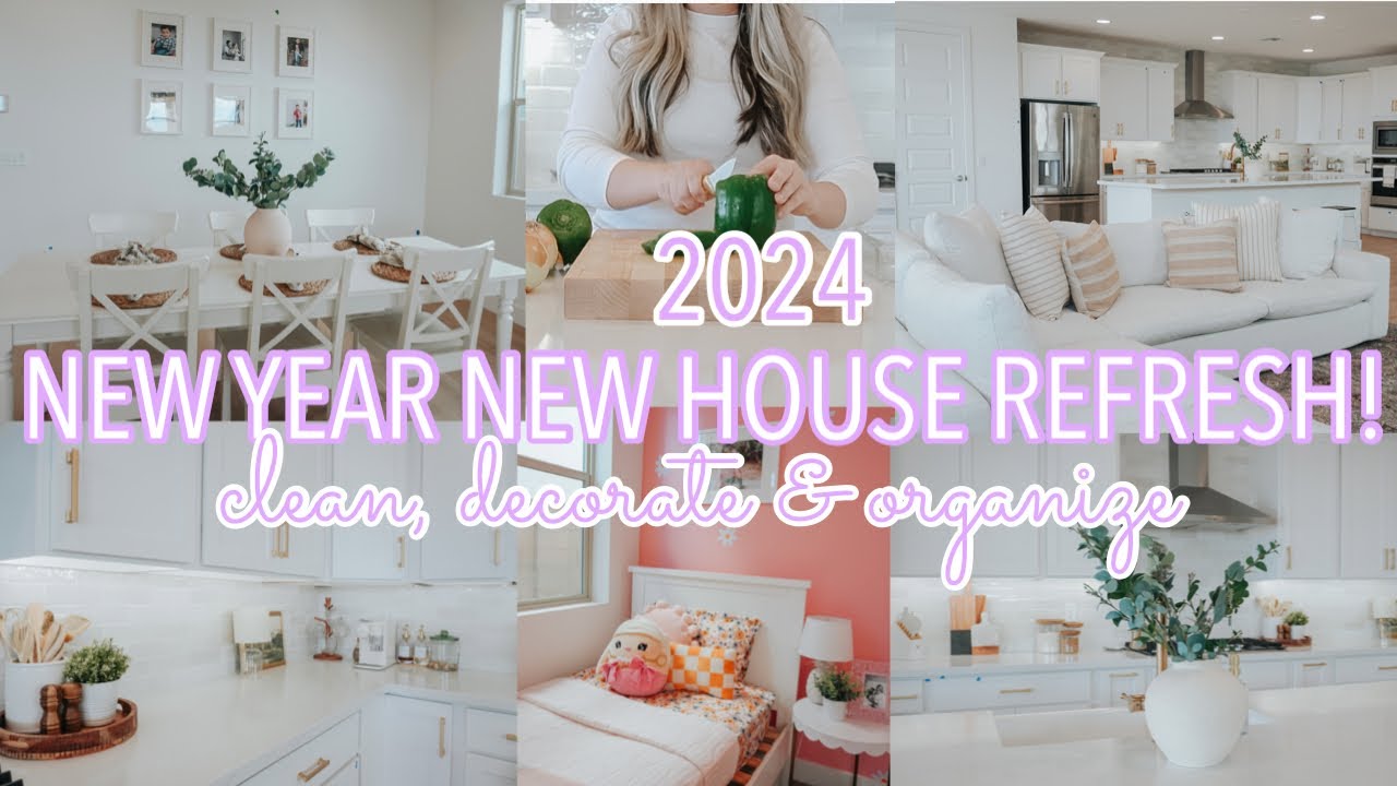 ✨ NEW YEAR NEW HOUSE REFRESH!! || CLEAN, DECORATE & ORGANIZE || EXTREME CLEANING MOTIVATION