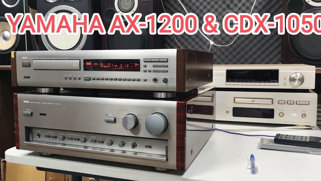 YAMAHA AX-1200 & CDX-1050 максимальная детальность и напористость! +79235077707