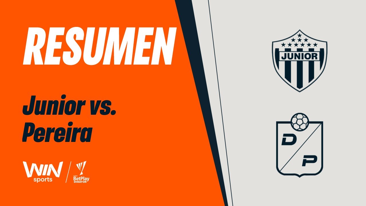 Junior vs. Pereira (resumen y goles) | Liga Betplay Dimayor 2025-2 | Fecha 16