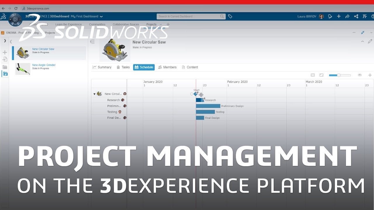 Project Management on the 3DEXPERIENCE platform - SOLIDWORKS