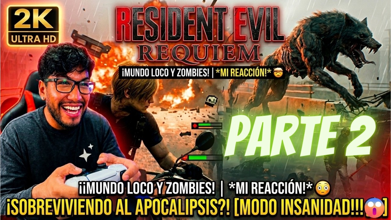 MODO INSANIDAD parte2 (MUNICION INFINITA) RESIDENT EVIL 9 RE9UIEM