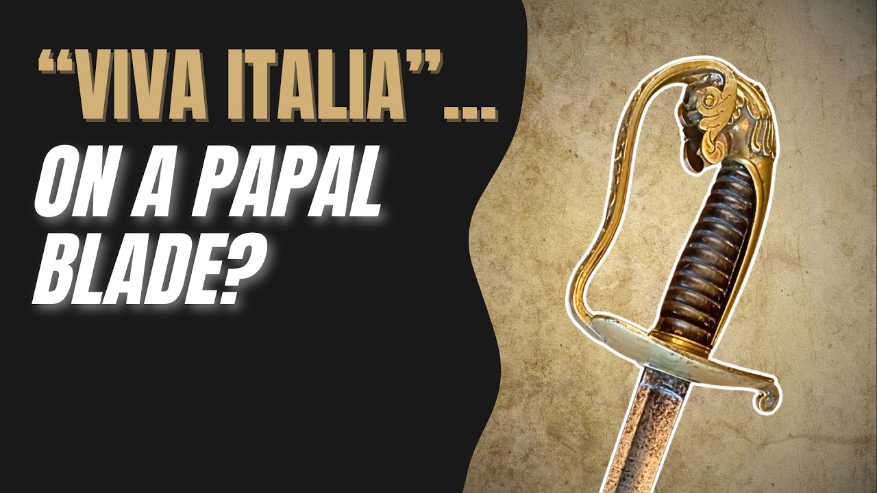 Antique Italian Swords: Examining a Papal State Guardia Civica Sword (m.1847 Spadone)