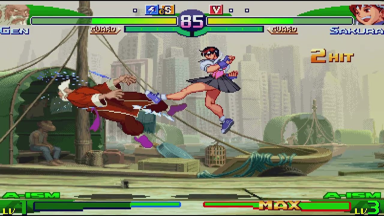 CAPCOM FIGHTING COLLECTION 2 Gen vs Sakura