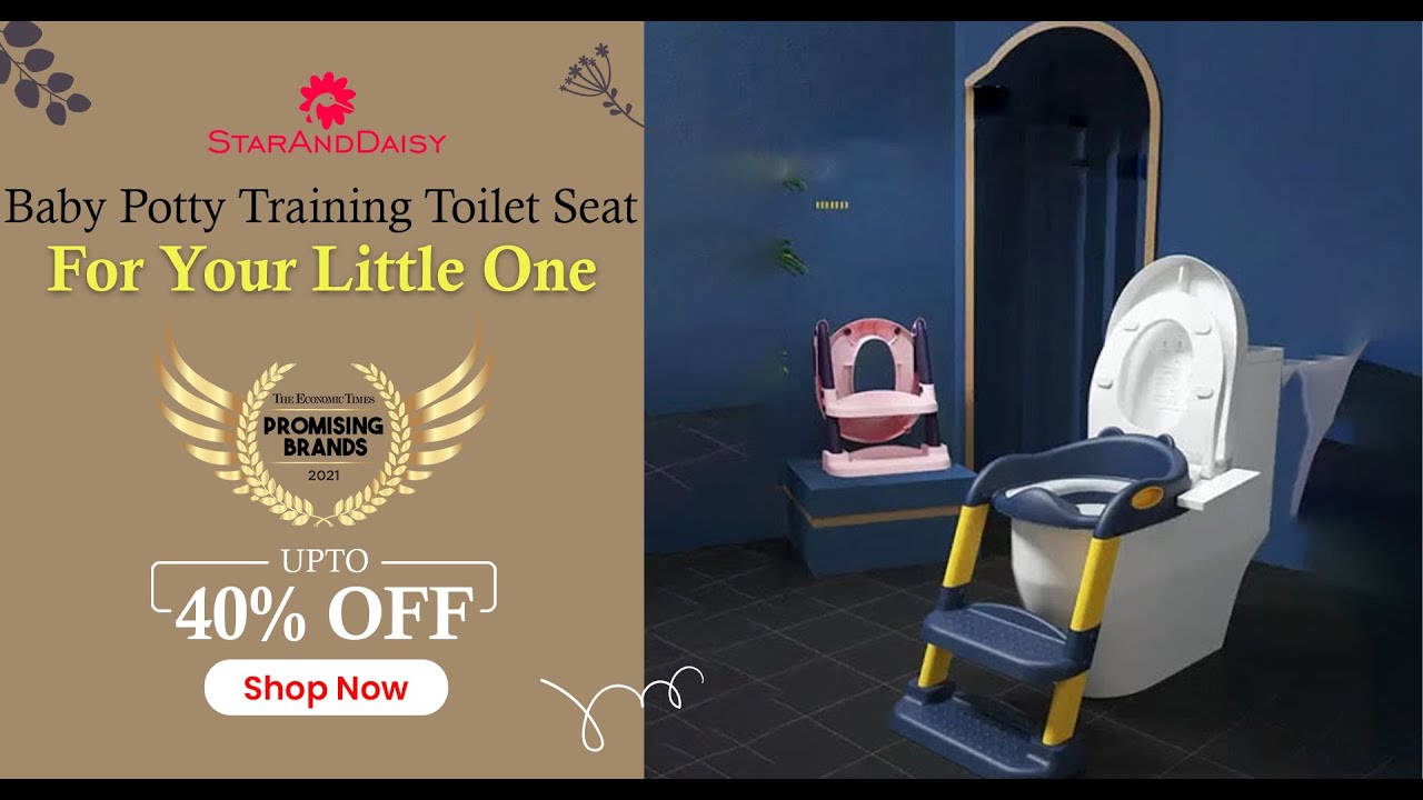 StarAndDaisy - Assembly- Potty Training Seat with Ladder, Toddler Seat for Toilet Without Slipping