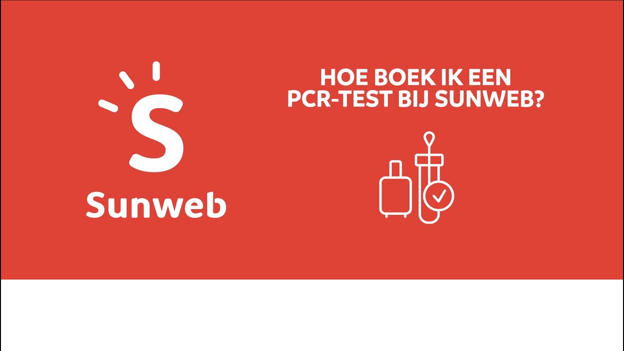 Hoe boek ik een PCR-test bij Sunweb?
