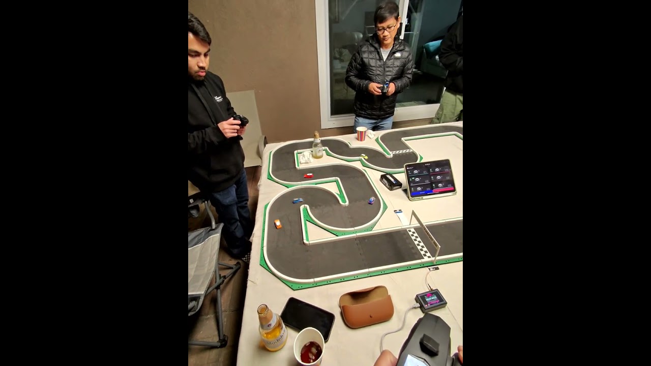 Turbo Racing Mini - Racing on Infinitrax being timed with Mini Race Challenge