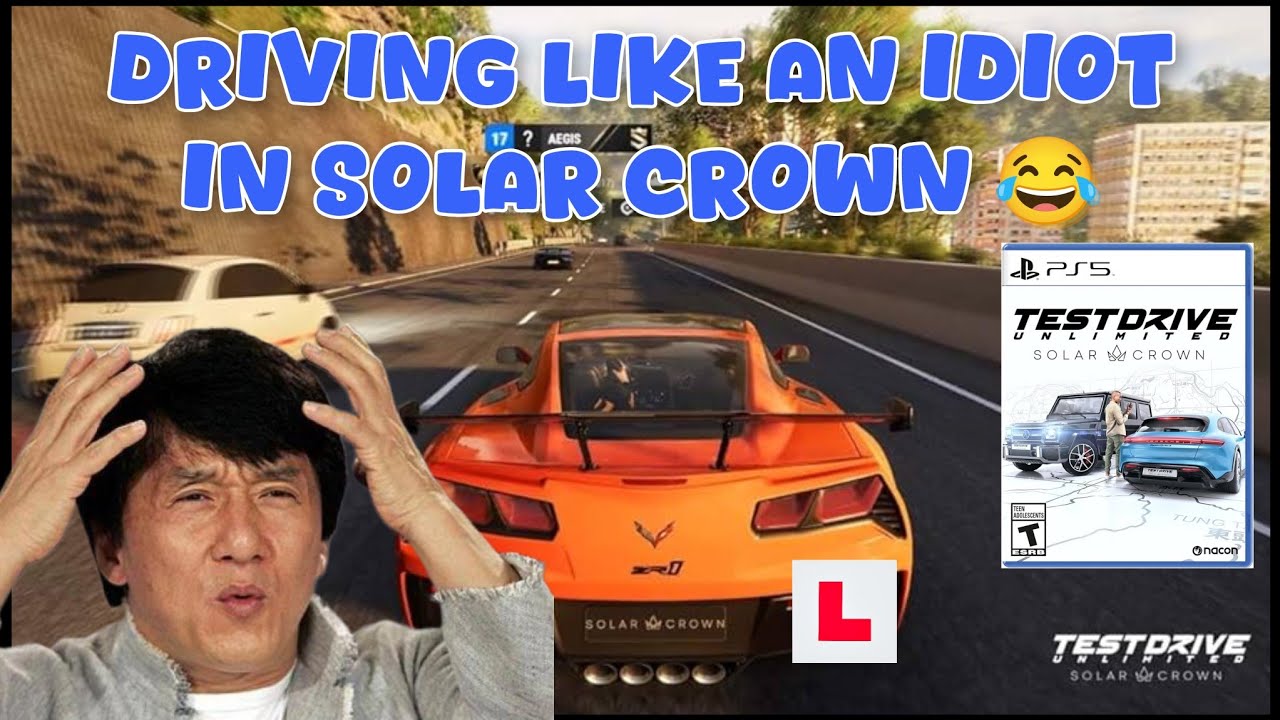 Driving like an idiot in Test Drive Unlimited Solar crown PS5 video game #ps5 #gaming 