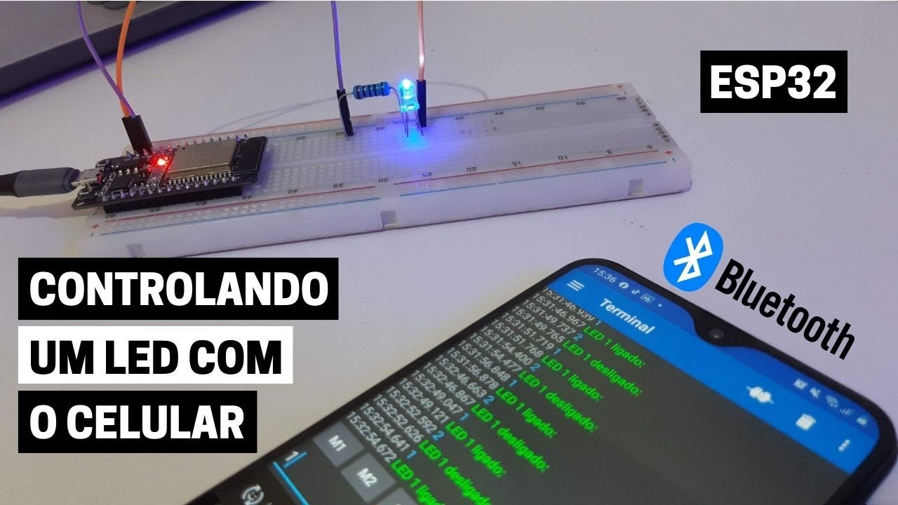 Como controlar um Led pelo celular (ESP32 Bluetooth)