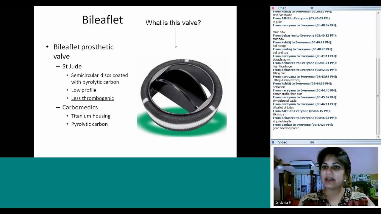 Quiz on Prosthetic Valves by Dr Sunita Maheshwari