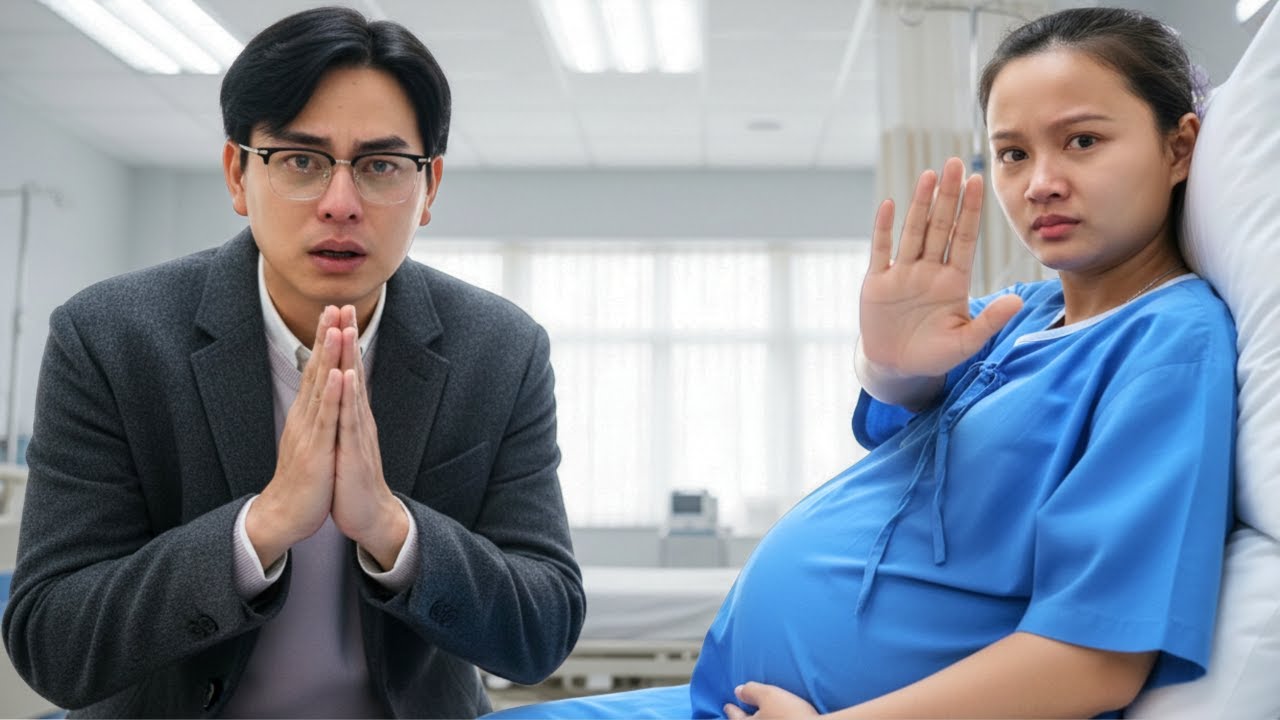 Save my baby! - Pregnant Diep pushes James away in the emergency room